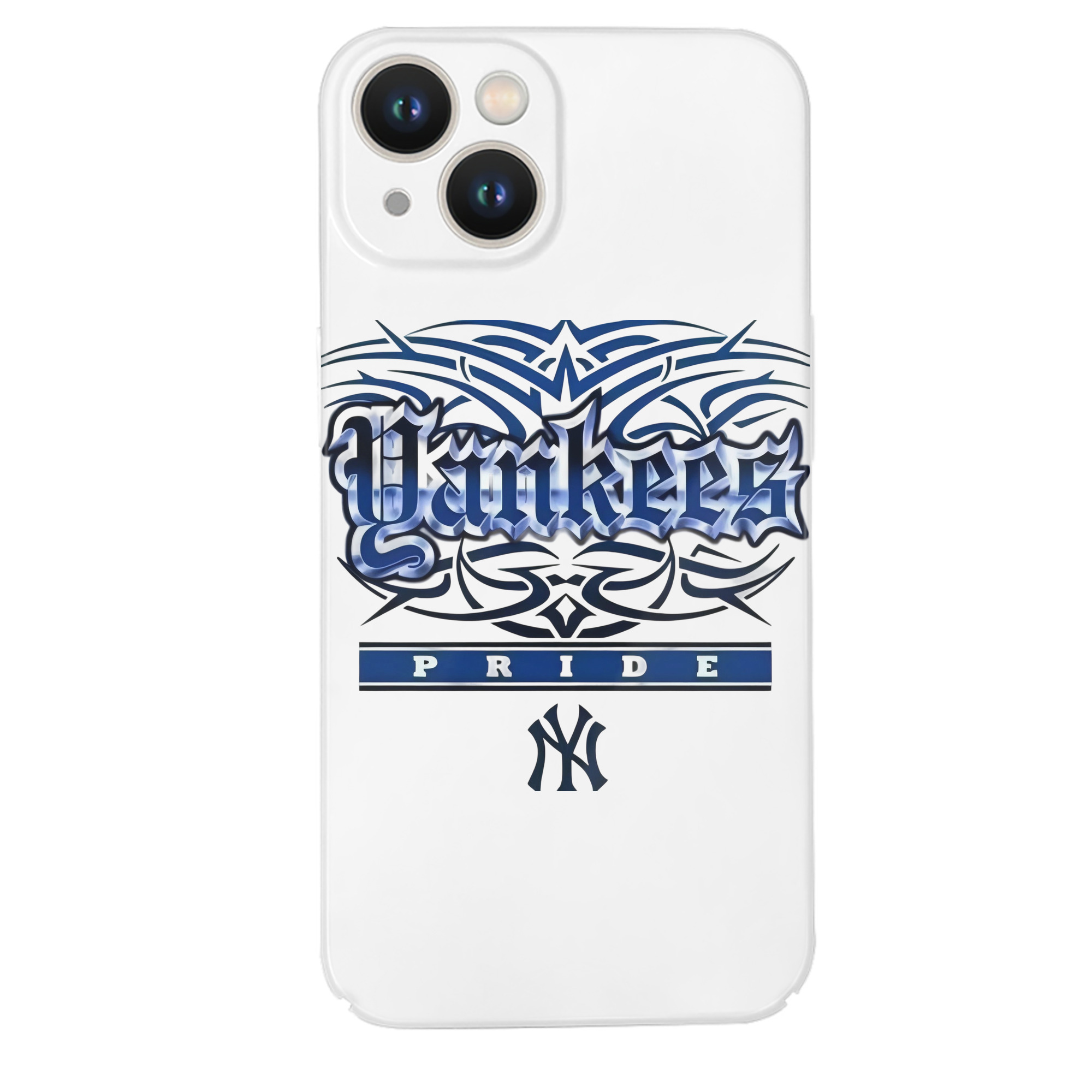 New York Yankees 278 IPhone 14 Series Full-Cover Hard Case – Shockproof With Raised Camera Protection – Precise Cutouts, Wireless Charging Compatible – Durable, Anti-Yellowing, Easy To Clean